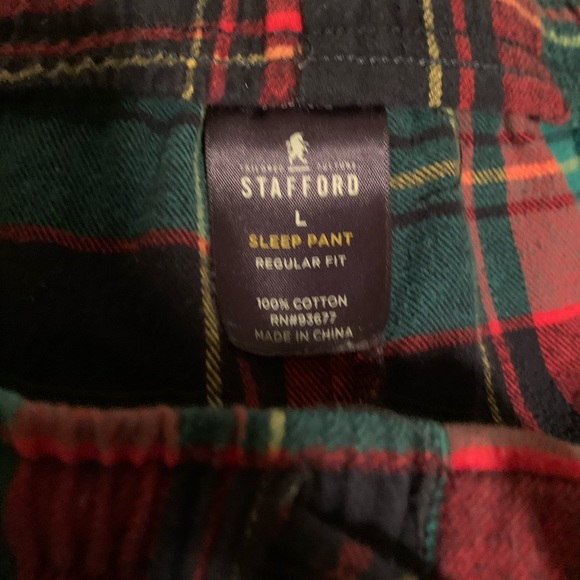 Stafford Intimates & Sleepwear Vintage Stafford Plaid Pajama Pants